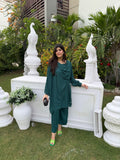 Crystal Lagoon - 2PC Georgette Dress